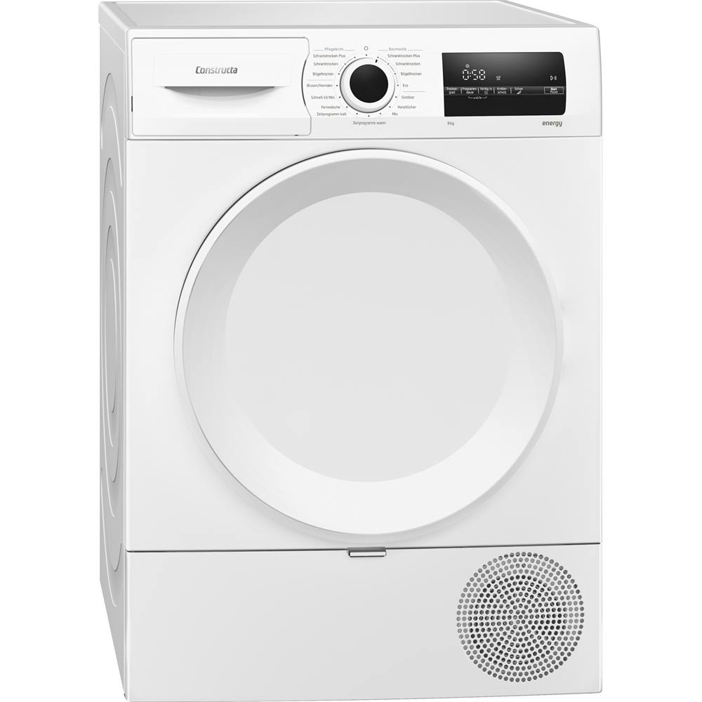 CWK3R204 Wärmepumpen-Trockner, 8 kg, Weiß